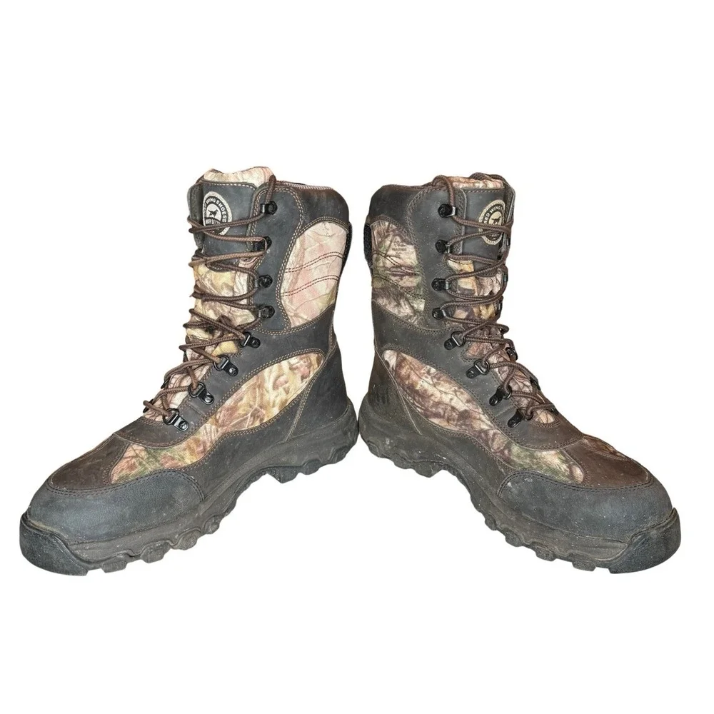 Red Wing Irish‎ Setter Boots 13 ScentBan Leather Waterproof Thinsulate Camo
